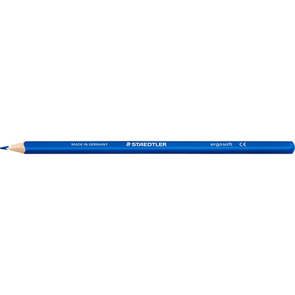 STAEDTLER Crayon de couleur ergosoft, bleu