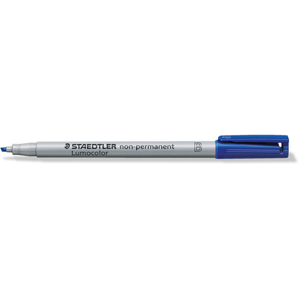 STAEDTLER Marqueur non permanent 312B Lumocolor, bleu