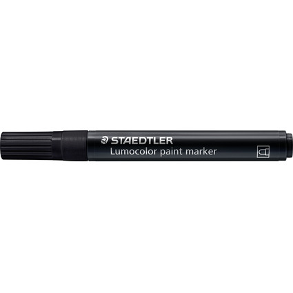 STAEDTLER Marqueur acrylique paint marker Lumocolor, noir