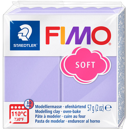 FIMO SOFT Pte  modeler,  cuire, 57 g, lilas pastel