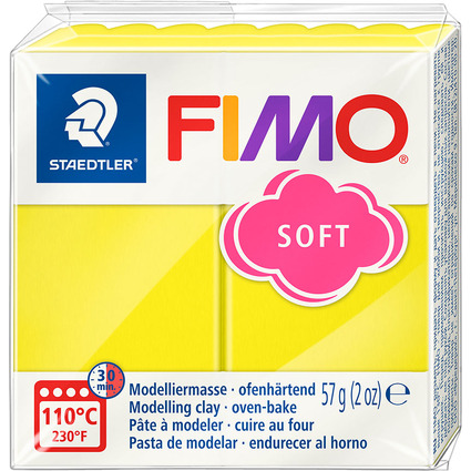 FIMO Pte  modeler SOFT,  cuire, 57 g, limon