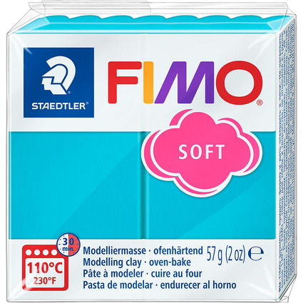 FIMO Pte  modeler SOFT,  cuire, 57 g, menthe