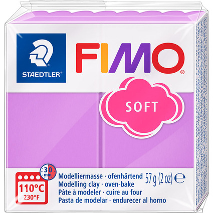 FIMO Pte  modeler SOFT,  cuire, 57 g, lavande