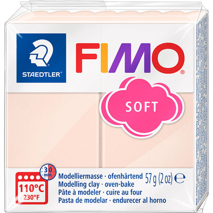FIMO Pte  modeler SOFT,  cuire, 57 g, couleur de peau