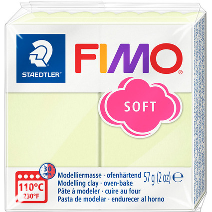 FIMO SOFT Pte  modeler,  cuire, 57 g, vanille pastel