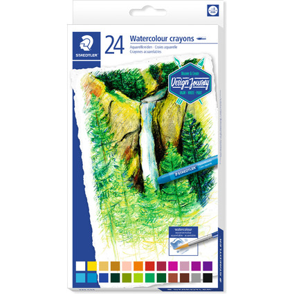STAEDTLER Craie aquarellable Design Journey, tui carton 24