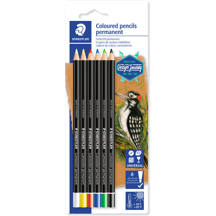 STAEDTLER Crayon marqueur sec Lumocolor permanent glasochrom