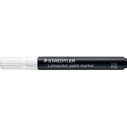 STAEDTLER Marqueur acrylique paint marker Lumocolor, blanc