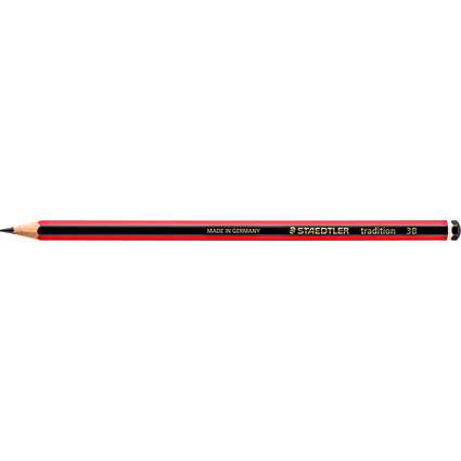STAEDTLER Crayon tradition 110, degr duret: 3B, hexagonal