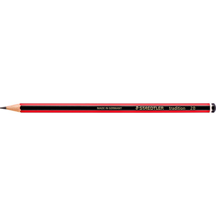 STAEDTLER Crayon tradition 110, degr duret: 2B, hexagonal