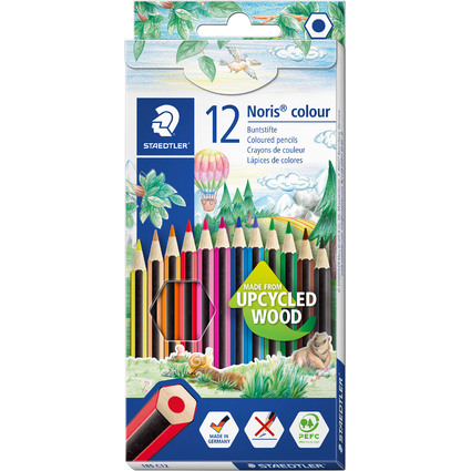 STAEDTLER Crayon de couleur Noris Colour, tui carton de 12