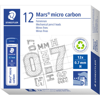 STAEDTLER Mines pour porte-mines "Mars micro carbone"