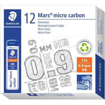 STAEDTLER Mines pour porte-mines "Mars micro carbone"