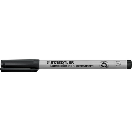 STAEDTLER Marqueur non permanent 311S Lumocolor, noir