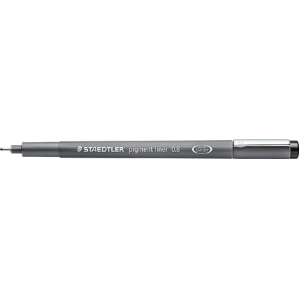 STAEDTLER Feutre  pigment, largeur du trac: 0,8 mm, noir