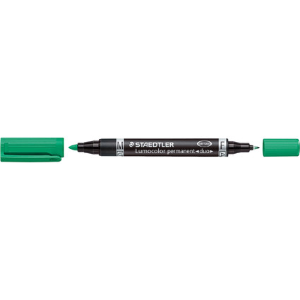 STAEDTLER Marqueur permanent 348 Lumocolor duo, vert