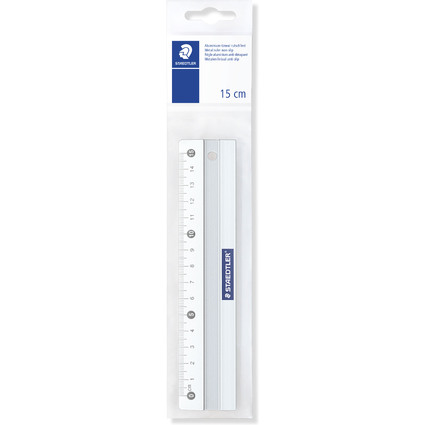 STAEDTLER Rgle en mtal, en aluminium, 150 mm