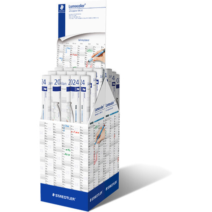 STAEDTLER Jahresplaner 2026 Lumocolor, 30er Bodendisplay