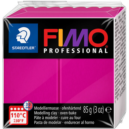 FIMO PROFESSIONAL Pte  modeler, 85 g, magenta pur