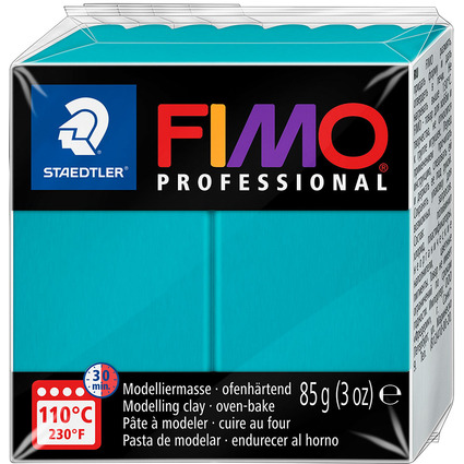 FIMO PROFESSIONAL Pte  modeler,  cuire au four, turquoise