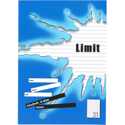 LANDR cahier "LIMIT" format A4, linature 21 / lign