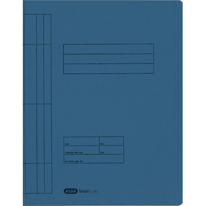 ELBA Chemise  lamelle, A4 en carte lustre (RC), bleu