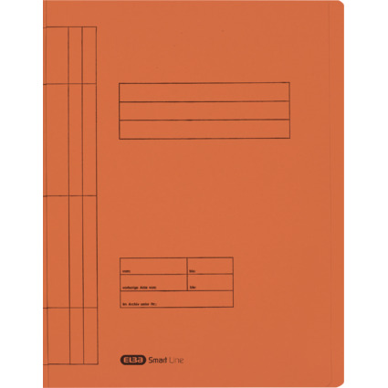 ELBA Chemise  lamelle, A4, en carte lustre (RC), orange