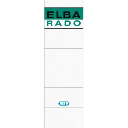 ELBA Etiquette pour dos de classeur "ELBA RADO"- blanc