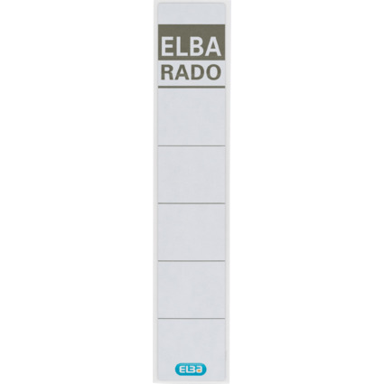 ELBA Etiquette pour dos de classeur "ELBA RADO" - blanc