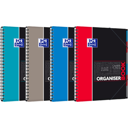 Oxford Etudiants Cahier "ORGANISERBOOK", A4+, lign