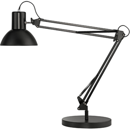 UNiLUX Lampe de bureau SUCCESS 80, pince/socle, noir