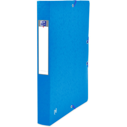 Oxford Bote de classement Top File+, 40 mm, A4, bleu