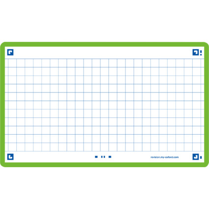 Oxford Fiches "Flash 2.0", 75 x 125 mm, quadrill, vert