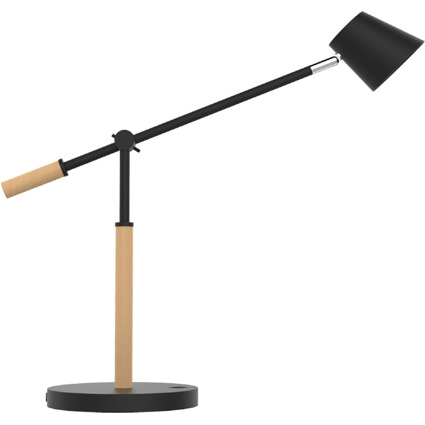 UNiLUX Lampe de bureau  LED VICKY, dimmable, htre/noir