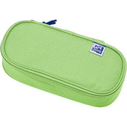 Oxford Trousse, polyester, oval, vert clair