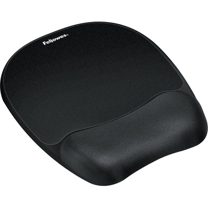Fellowes Repose-poignet Memory Foam, noir