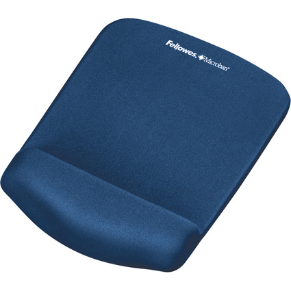 Fellowes Repose-poignet PlushTouch avec tapis de souris,bleu