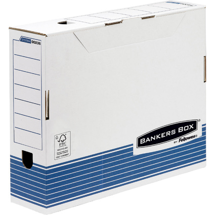 Fellowes Bote d'archives Bankers Box SYSTEM, 100 mm, bleu