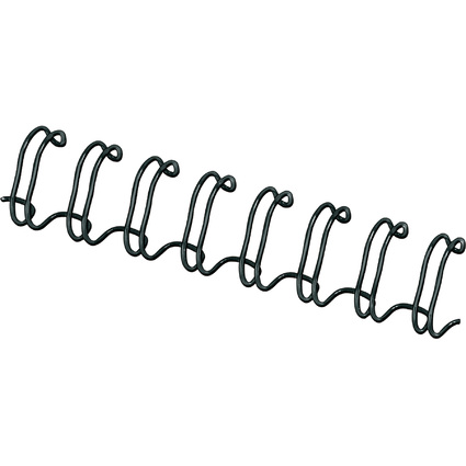 Fellowes spirales, format A4, 34 anneaux, 12 mm, noir