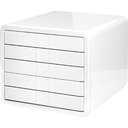 HAN Module de classement i-Box, 5 tiroirs, blanc