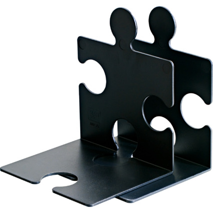 HAN Serre-livres PUZZLE, set de 2, noir