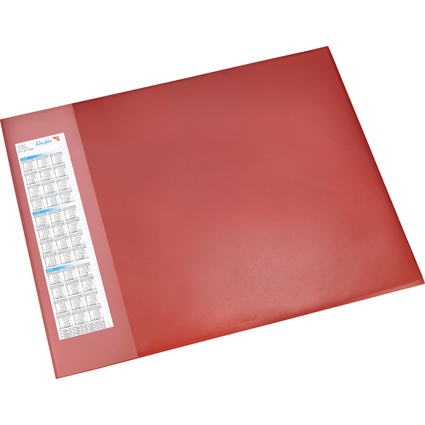 Lufer Sous-main DURELLA D1, 520 x 650 mm, rouge