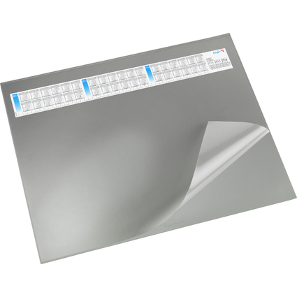 Lufer Sous-main DURELLA DS, 520 x 650 mm, gris