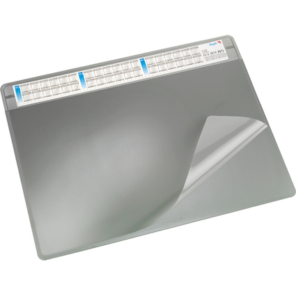 Lufer Sous-main DURELLA SOFT, 500 x 650 mm, gris