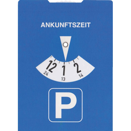 RNK Verlag Disque de stationnement, en carton, bleu