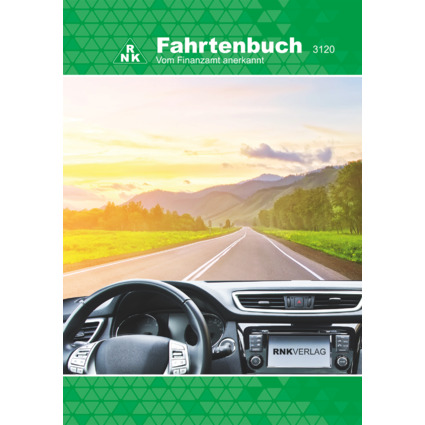 RNK Verlag Carnet de route pour voitures, A5, 32 feuilles