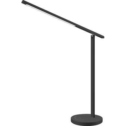 Hansa Lampe de bureau LED "Halo", socle, noir
