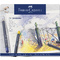 FABER-CASTELL Crayons de couleur GOLDFABER, tui en mtal
