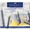 FABER-CASTELL Crayons de couleur GOLDFABER, tui en mtal