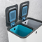 helit Poubelle de tri slectif "the classy", 2 x 12 litres